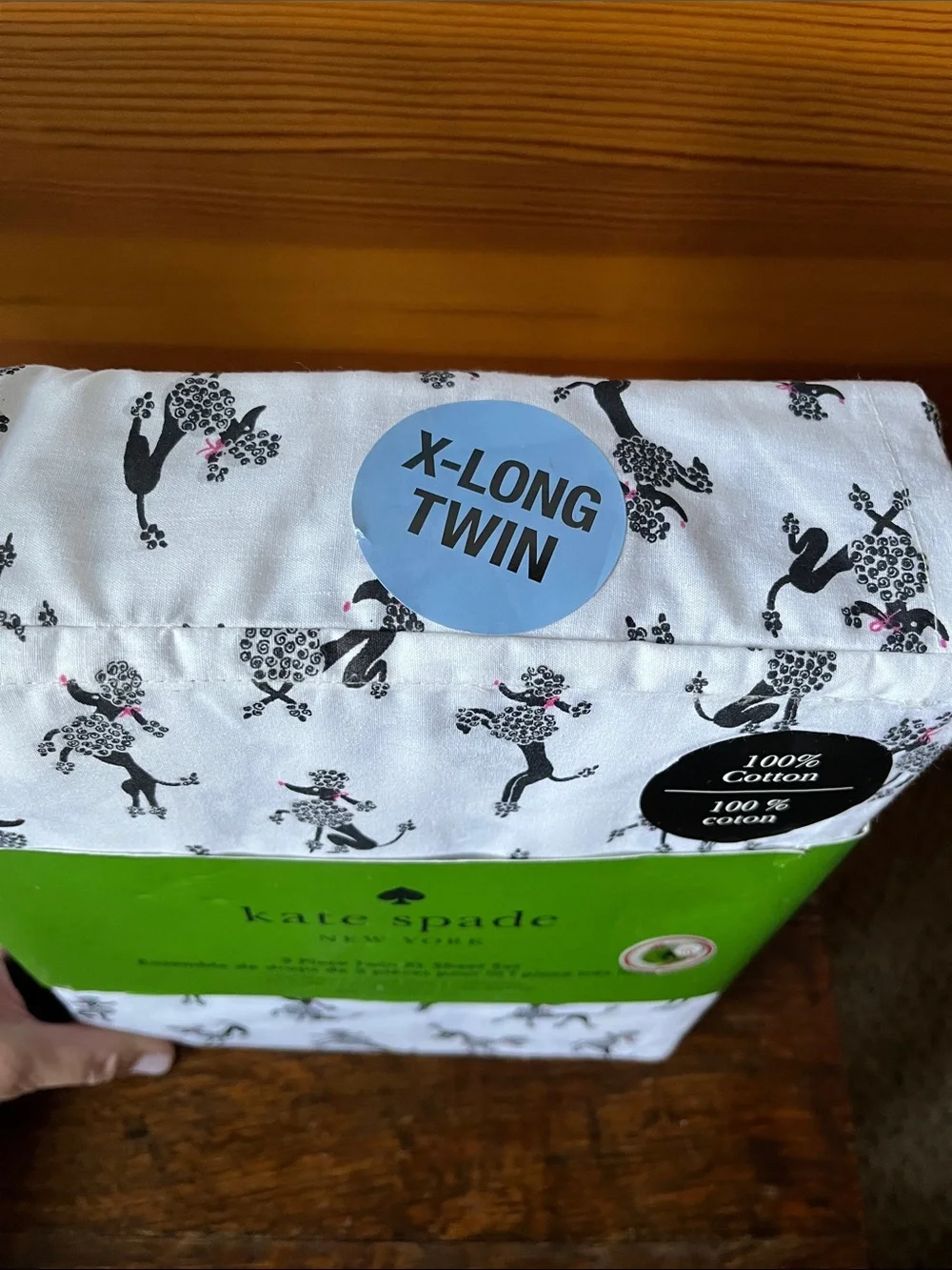 NEW KATE SPADE X-LONG TWIN SHEET SET